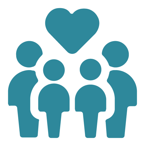 Icon mit Haus und Daumen hoch als Zeichen für Wegzug